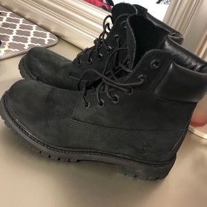 Black Timberlands 6.5